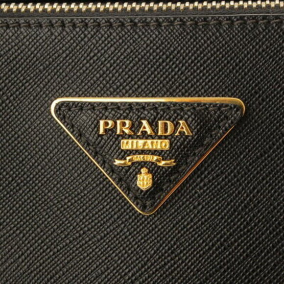 Prada Galleria Medium Sapphire Norx Handbag Black - Picture 6 of 10